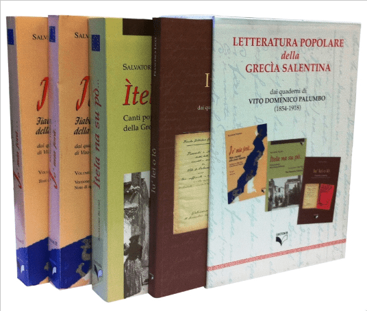 Copertina LETTERATURA POPOLARE DELLA GRECìA SALENTINA (4 voll.)